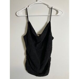 Vintage Vixen Beaded Floral Cami Top Large USA